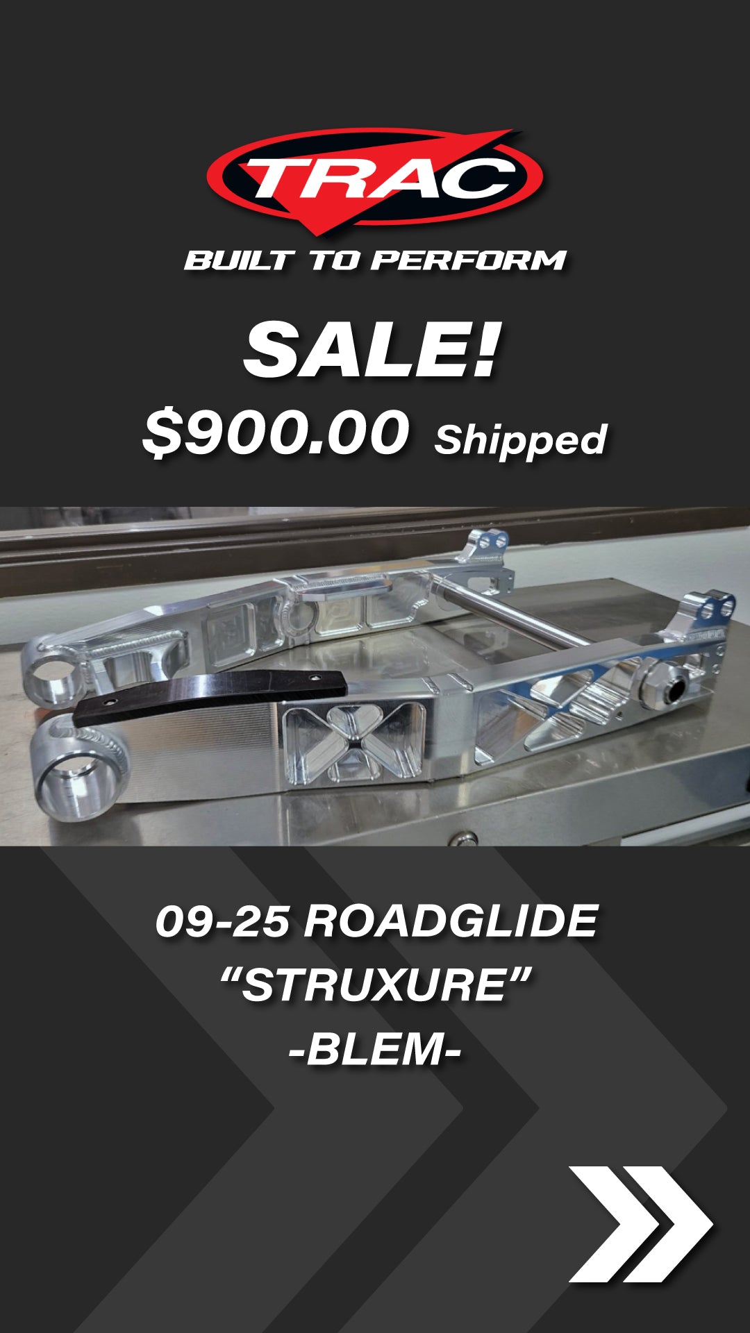 Road Glide "Struxure" Swingarm Sale Arm