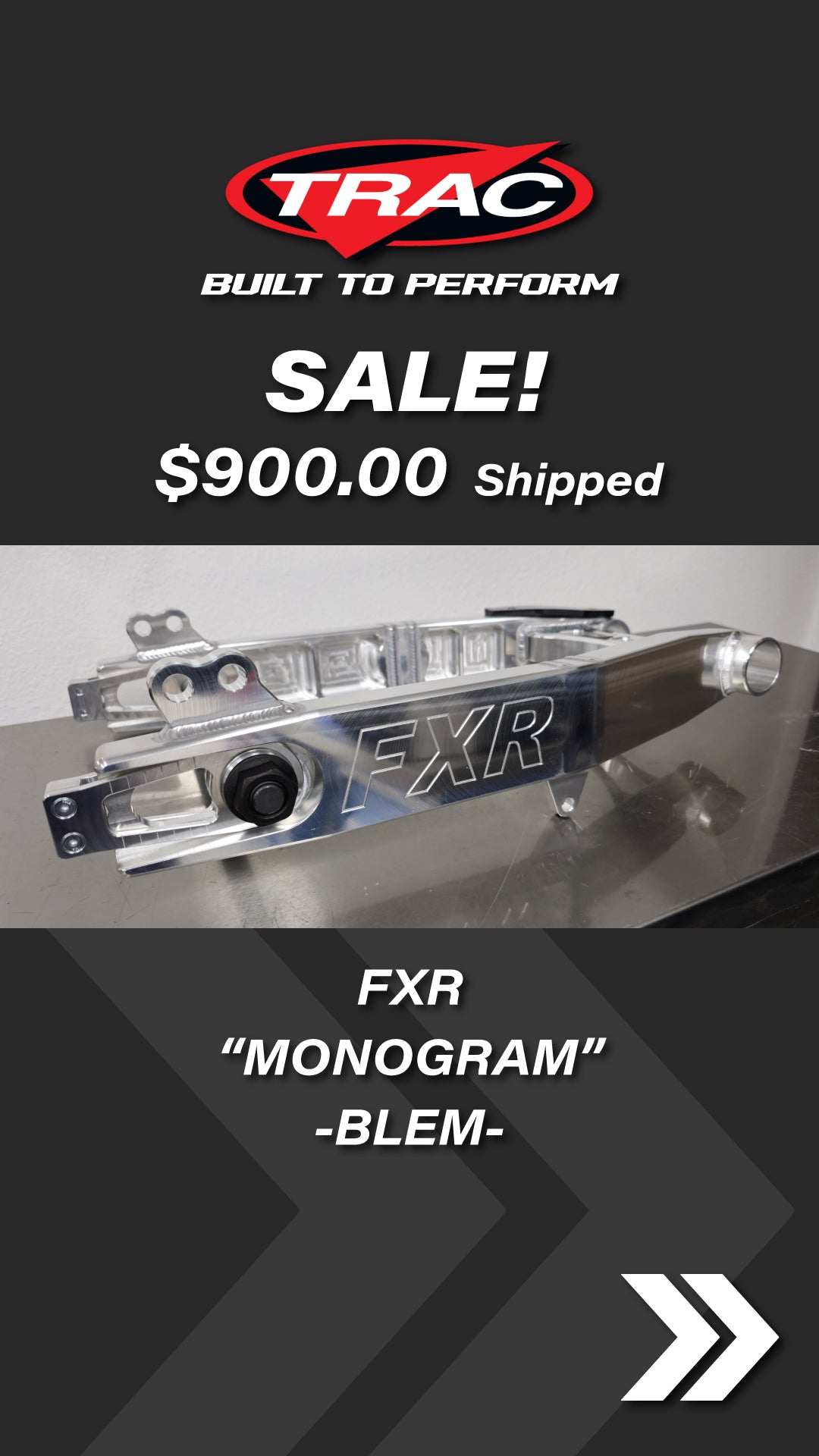 FXR "Monogram" Swingarms Sale Arm
